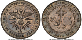 "Episcopal Consecration" silvered-bronze Medal 1929-Dated MS63 NGC, Honeycutt-197 var. 29mm. HID09801242017 © 2023 Heritage Auctions | All Rights Rese...