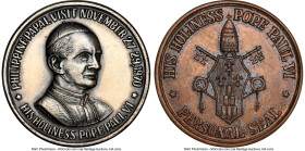 Republic silvered-bronze "Paul VI Papal Visit" Medal 1970 MS62 NGC, Honeycutt-665 var. 38mm. HID09801242017 © 2023 Heritage Auctions | All Rights Rese...