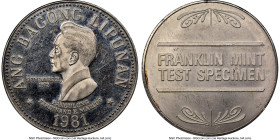 Republic nickel Mint Test Token 1981 MS62 NGC, Franklin mint, cf. KM210 (standard issue). 36mm. HID09801242017 © 2023 Heritage Auctions | All Rights R...