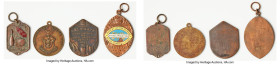 USA Administration 5-Piece Lot of Assorted Medals, Well worth a closer look. Sold with old collector's tags. Privately purchased from Aldo P. Basso. S...