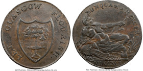 Lanarkshire. Glasgow "River God" 1/2 Penny Token 1791 AU58 Brown NGC, D&H-3. Edge: Payable At Edinburgh. HID09801242017 © 2023 Heritage Auctions | All...