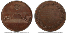 Bern. Canton bronzed Specimen "Nydeck Bridge" Medal 1844 SP63 PCGS, SM-598. 49mm. 80gm. By J. Gruner. HID09801242017 © 2023 Heritage Auctions | All Ri...