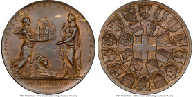 Confederation bronze "Swiss National Museum in Zurich" Medal 1898 MS62 Brown NGC, SM-282. HID09801242017 © 2023 Heritage Auctions | All Rights Reserve...