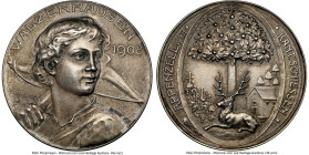 Confederation silver "Appenzell - Walzenhausen Shooting Festival" Medal 1908 MS63 NGC Richter-73a. 24mm. By Holy Freres. HID09801242017 © 2023 Heritag...