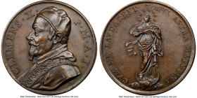 Clement X bronze "Immaculate Conception" Medal Anno I (1671) MS61 Brown NGC, 37mm. By Hamerani. HID09801242017 © 2023 Heritage Auctions | All Rights R...