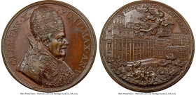 Clement X bronze "St. Peter's Basilica" Medal Anno V 1675 MS63 Brown NGC, 42mm. By Hamerani. HID09801242017 © 2023 Heritage Auctions | All Rights Rese...