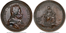Clement X bronze Medal 1702-Dated AU Details (Edge Damage) NGC, Miselli-32. 52mm. HID09801242017 © 2023 Heritage Auctions | All Rights Reserved