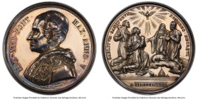 Leo XIII silver Specimen "Canonization" Medal 1882 SP61 PCGS Bartolotti-882, Mazio-787, Rinaldi-76. 44mm. By F. Bianchi. LEO XIII PONT MAX ANNO V Pope...