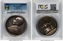 Leo XIII silver Specimen "Vatican" Medal 1890 SP63 PCGS, Bartolotti-890, Rinaldi-84. 44mm. By F. Bianchi. LEO XIII PONT MAX AN XIII Pope bust left wea...