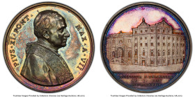 Pius XI silver Specimen "Collegium Russicum" Medal Anno VII (1928) SP62 PCGS, Bartolotti-928, Rinaldi-122. 44mm. By Mistruzzi. PIVS XI PONT MAX A VII ...