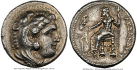 MACEDONIAN KINGDOM. Alexander III the Great (336-323 BC). AR tetradrachm (25mm, 17.16 gm, 5h). NGC Choice XF 5/5 - 3/5. Late lifetime issue of Tarsus,...