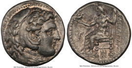 MACEDONIAN KINGDOM. Alexander III the Great (336-323 BC). AR tetradrachm (25mm, 17.18 gm, 8h). NGC XF 5/5 - 4/5, Fine Style. Late lifetime or early po...
