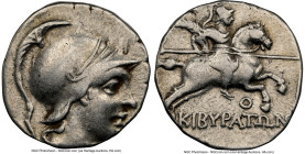PHRYGIA. Cibyra. Ca. 2nd-1st centuries BC. AR drachm (14mm, 11h). NGC Choice VF. Head of Cibyras in crested Attic helmet right / ΚΙΒΥΡΑΤΩΝ, Cibyras ch...