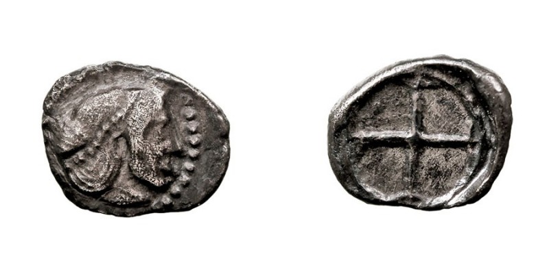 MONEDAS ANTIGUAS SICILIA Litra. AR. Siracusa. (475 a.C.) A/Cabeza de Aretusa a d...