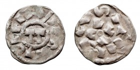 MONEDAS EXTRANJERAS ITALIA Conrado II. Dinero. AR. (1026-1039) Lucca. Emperador de Italia. MIR. 105. MBC