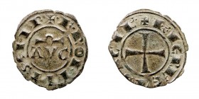 MONEDAS EXTRANJERAS ITALIA Federico II. Dinero. VE. (1242) Messina. MEC.14, 554. MBC+