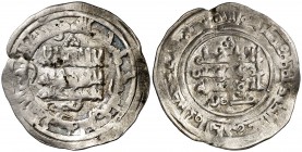 * AH 382. Califato. Hixem II. Al Andalus. Dirhem. (V. 515) (Fro. 49). 2,92 g. MBC-.