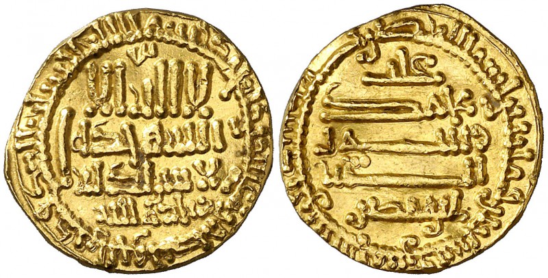 * AH 295. Aglabitas de Túnez. Zydat Allah III. Dinar. (S.Album 452) (Lavoix 886)...