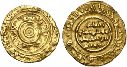 * Lote de 2 dinares con escritura ilegible. Uno de ellos fatimida, con dos círculos concéntricos de leyenda. A examinar. BC/MBC-.