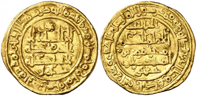 AH. 358. Califato. Al-Hakem II. Medina Azzahra. Dinar. (V. 469) (Fro. 8). 3,91 g...