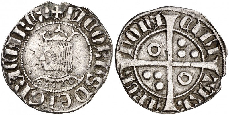 Jaume II (1291-1327). Barcelona. Croat. (Cru.V.S. falta) (Cru.C.G. 2154h) (AN. 1...
