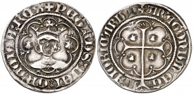 Pere III (1336-1387). Mallorca. Ral. (Cru.V.S. 450) (Cru.C.G. 2262a). 3,88 g. Buen ejemplar. Rara. MBC+.