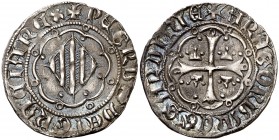 Pere III (1336-1387). Sardenya (Esglésies). Alfonsí. (Cru.V.S. 460) (Cru.C.G. 2272) (MIR 116). 3,14 g. Pátina. Ex Áureo 19/12/1995, nº 249. EBC.