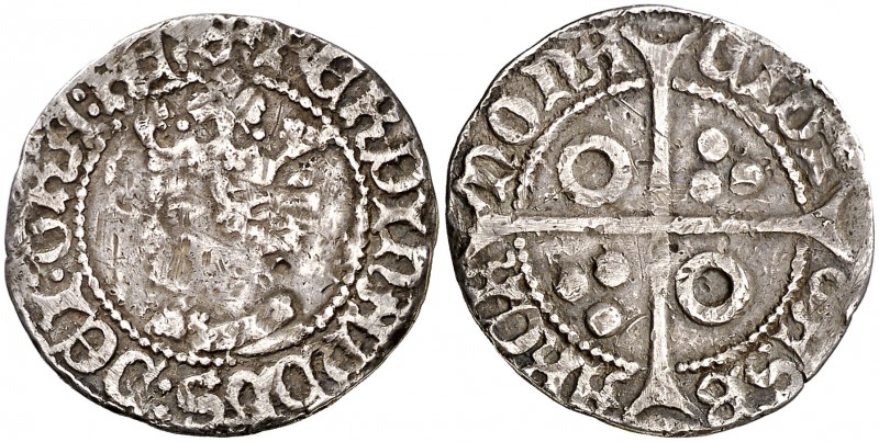 Ferran I (1412-1416). Barcelona. Croat. (Cru.V.S. 763.1) (Cru.C.G. 2811). 2,96 g...