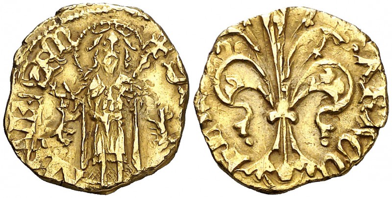Alfons IV (1416-1458). Mallorca. Mig florí. (Cru.V.S. 803) (Cru.Comas 111) (Cru....