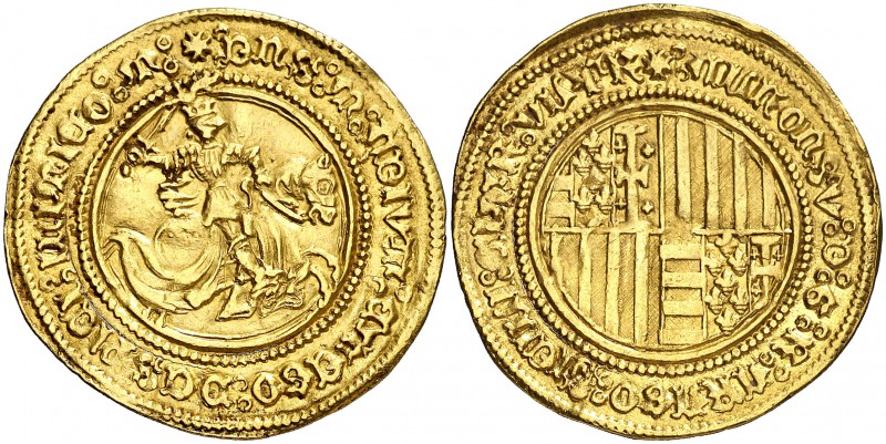 Alfons IV (1416-1458). Nàpols. Alfonsí d'or. (Cru.V.S. 883) (Cru.C.G. 2928) (MIR...
