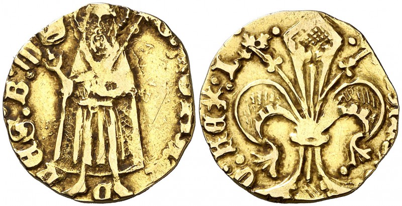 Joan II (1458-1462/1472-1479). València. Florí. (Cru.V.S. 936) (Cru.Comas 126 va...