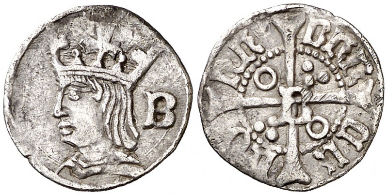 Ferran II (1479-1516). Barcelona. Quart de croat. (Cru.V.S. 1147 var) (Badia 905...