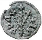 (s. XV). Lleida. Pugesa incusa. (Cru.C.G. 3765) (Cru.L. 1757). 0,91 g. Mínimos defectos de cospel. Muy rara. MBC.