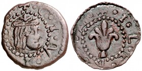 s/d. Felipe IV. Lleida. 1 diner. (Cru.C.G. 3775d) (Cru.L. falta var). 0,92 g. Busto a derecha. Buen ejemplar. Ex Áureo 27/10/2005, nº 385. Rara así. M...