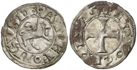 Alfonso VII (1125-1257). León. Dinero. (AB. 118, de Alfonso IX) (MM. A7/22.1). 1,01 g. Manchitas, pero buen ejemplar. Ex Áureo & Calicó 03/12/2013, nº...