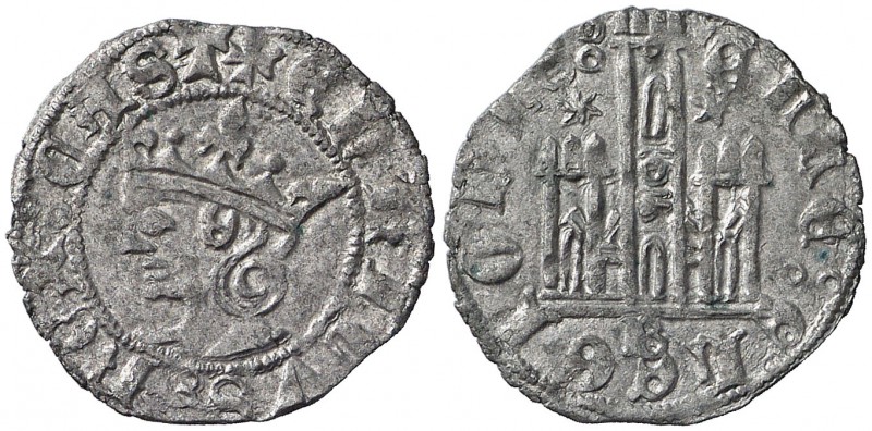 Enrique III (1390-1406). Burgos. Cornado. (AB. 591.1). 0,81 g. Vellón rico. Ex Á...
