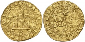 Enrique IV (1454-1474). Burgos. Castellano. (AB. 669) (M.R. 23.1). 4,32 g. Rara. MBC+.