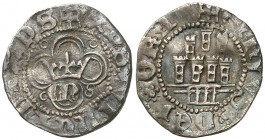 Enrique IV (1454-1474). Segovia. Cuarto de real. (AB. 732). 0,81 g. Ex Áureo & Calicó Selección 2014, nº 104. Muy rara. MBC.