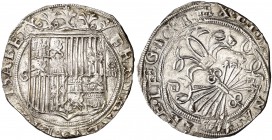 Reyes Católicos. Sevilla. 4 reales. (Cal. 211). 13,67 g. Buen ejemplar. MBC+.