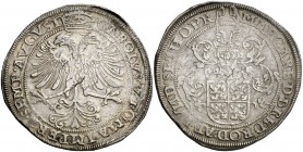 1557. Margarita de Brederode. Thorn. 1 escudo/daalder. (Dav. 8665) (Ha. 2220). 28,37 g. A nombre de Carlos I. Ex Colección Rocaberti, Áureo 19/05/1992...