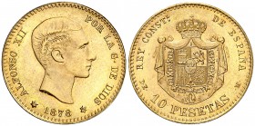 1878*1962. Estado Español. DEM. 10 pesetas. (Cal. 10). 3,21 g. S/C.