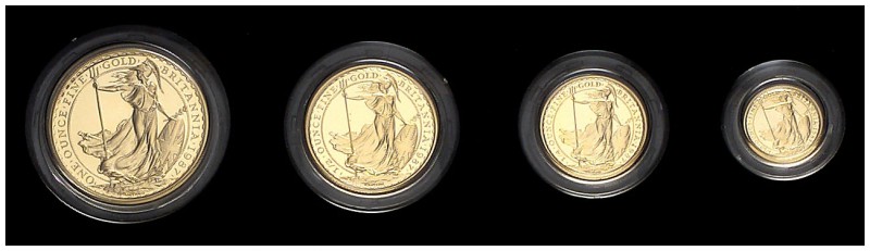 1987. Gran Bretaña. Isabel II. 10, 25, 50 y 100 libras. (Fr. 447 a 450) (Fr. 950...