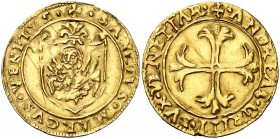 s/d. Italia. Venecia. Andrea Gritti (1523-1539). 1 escudo de oro. (Fr. 1448). 3,35 g. AU. Leves rayitas. Escasa. MBC+.