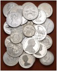 (s. XX). Lote de 33 monedas de diferentes países. La mayoría en plata. A examinar. EBC/Proof.