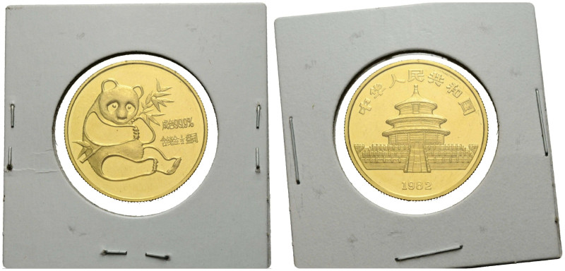 Republik / Republic
 1/2 Unze/oz. (50 Yuan) 1982 Shanghai Mint. 27.0 mm. China ...