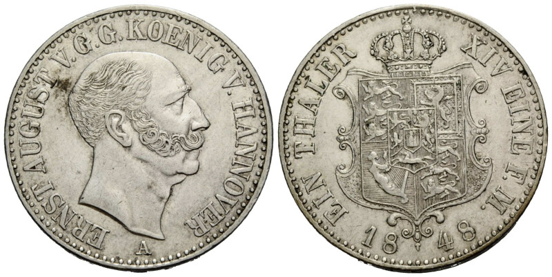 Hannover, Kurfürstentum, ab 1814 Königreich
Ernst August, 1837-1851 Taler 1848 ...