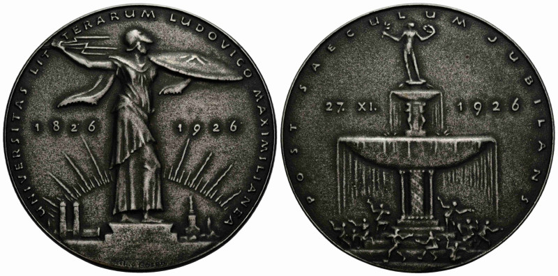 Medaillen / Medals
 Eisengussmedaille / Cast iron medal 1926. 87.0 mm. auf die ...