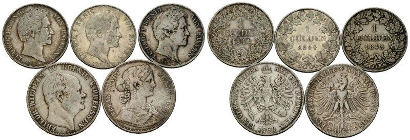 Lot
 Diverse Münzen / Various coins 1842 / 1843 / 1844 / 1860 / 1864. Lot aus 5...