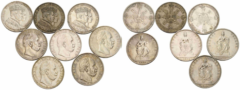 Lot
 Diverse Taler / Various Thaler 1861 / 1871. Silber / Silver. 33.0 mm. Lot ...
