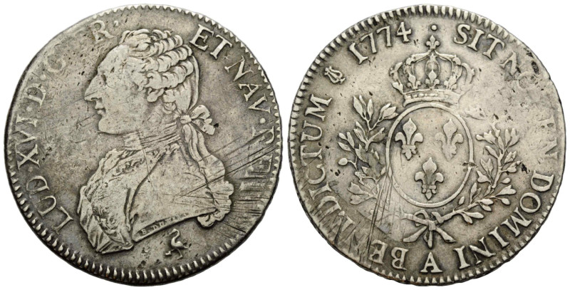 Königreich und Republik / Kingdom and Republic
Louis XVI. 1774-1792 Ecu d'argen...